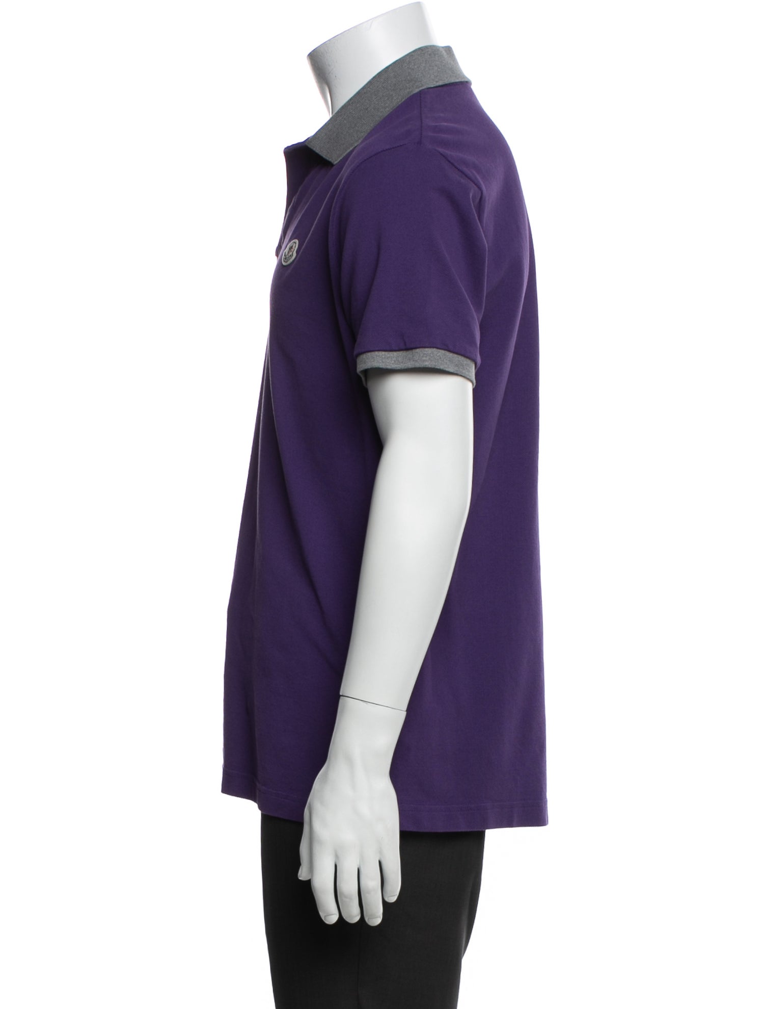 Moncler Collar Short Sleeve Polo Shirt