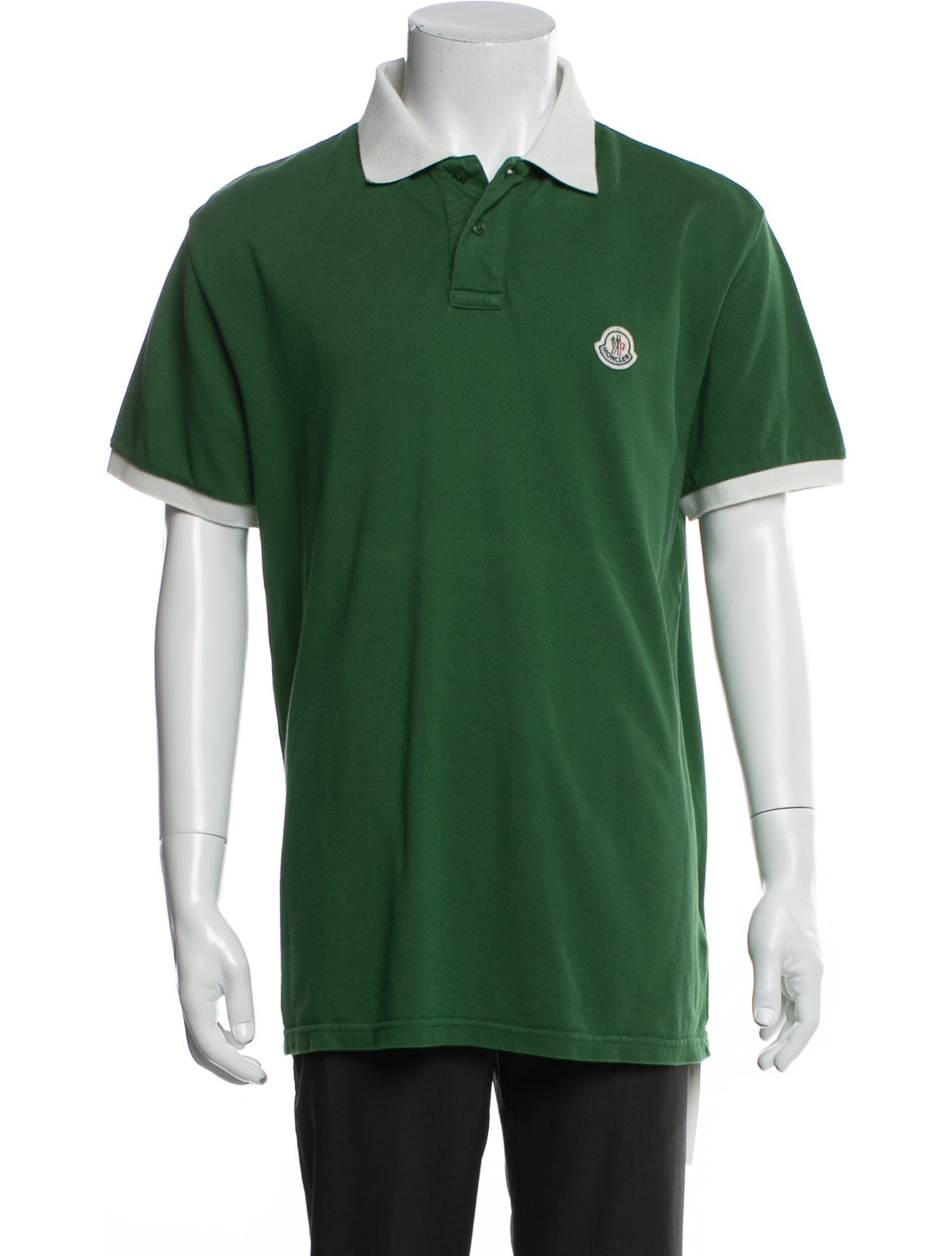 Moncler Collar Short Sleeve Polo Shirt