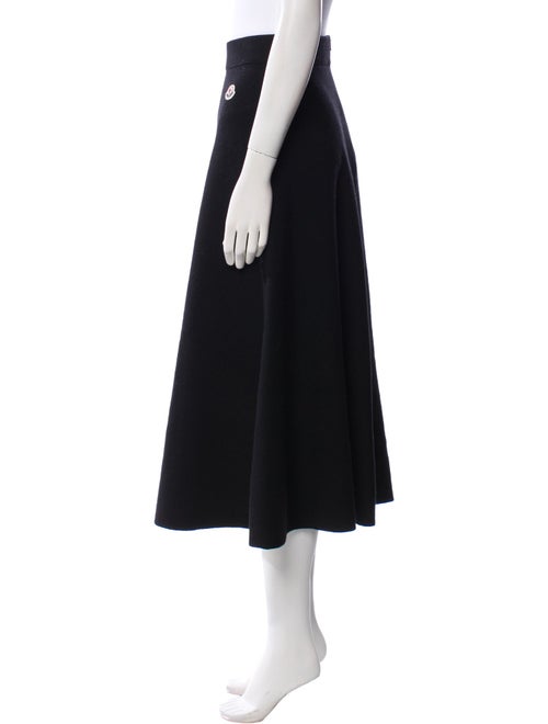 Moncler Wool Midi Length Skirt