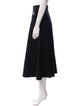Moncler Wool Midi Length Skirt