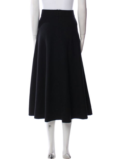 Moncler Wool Midi Length Skirt