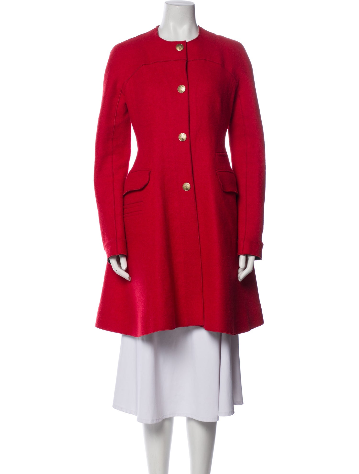 Moncler Gamme Rouge Alpaca Coat