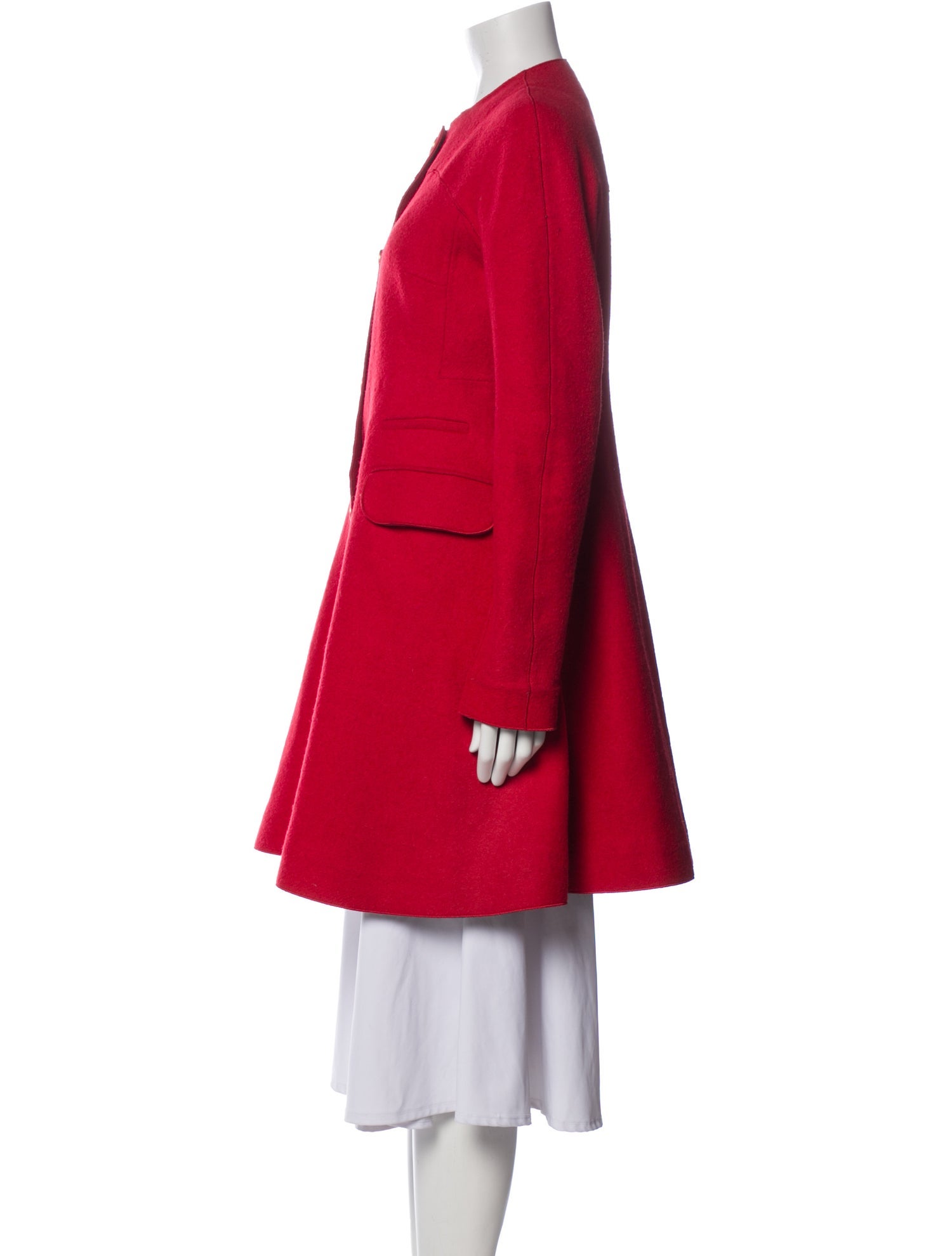 Moncler Gamme Rouge Alpaca Coat
