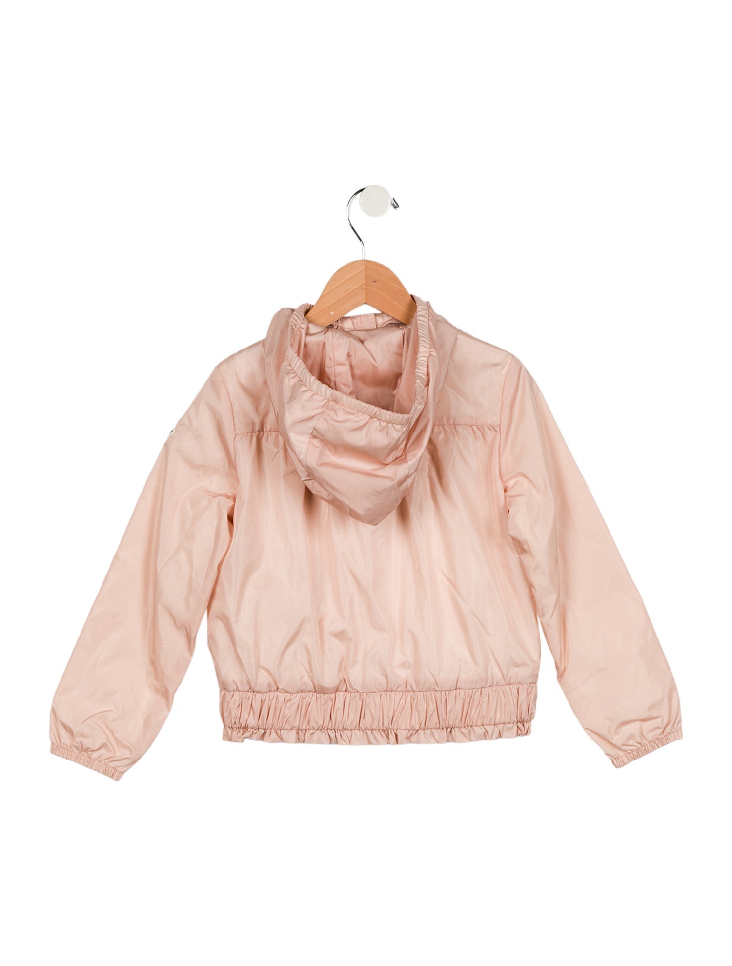 Moncler Girls' Hooded Zip Up Jacket