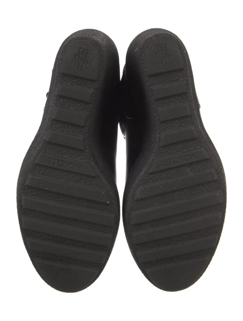 Moncler Quilted Pattern Leather Boots