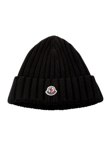 Moncler Hats Knit Embroidered Beanie