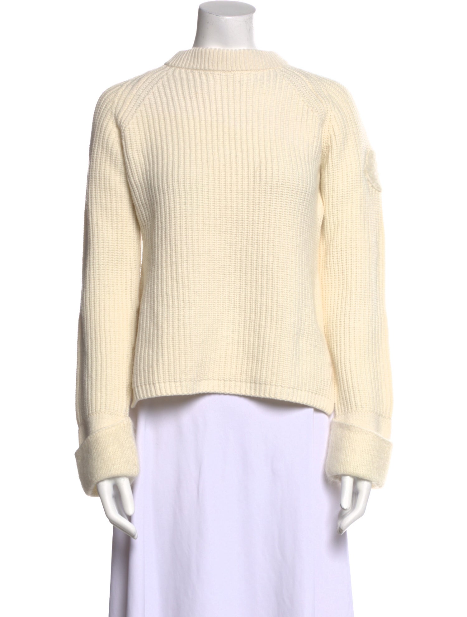 Moncler Virgin Wool Mock Neck Sweater
