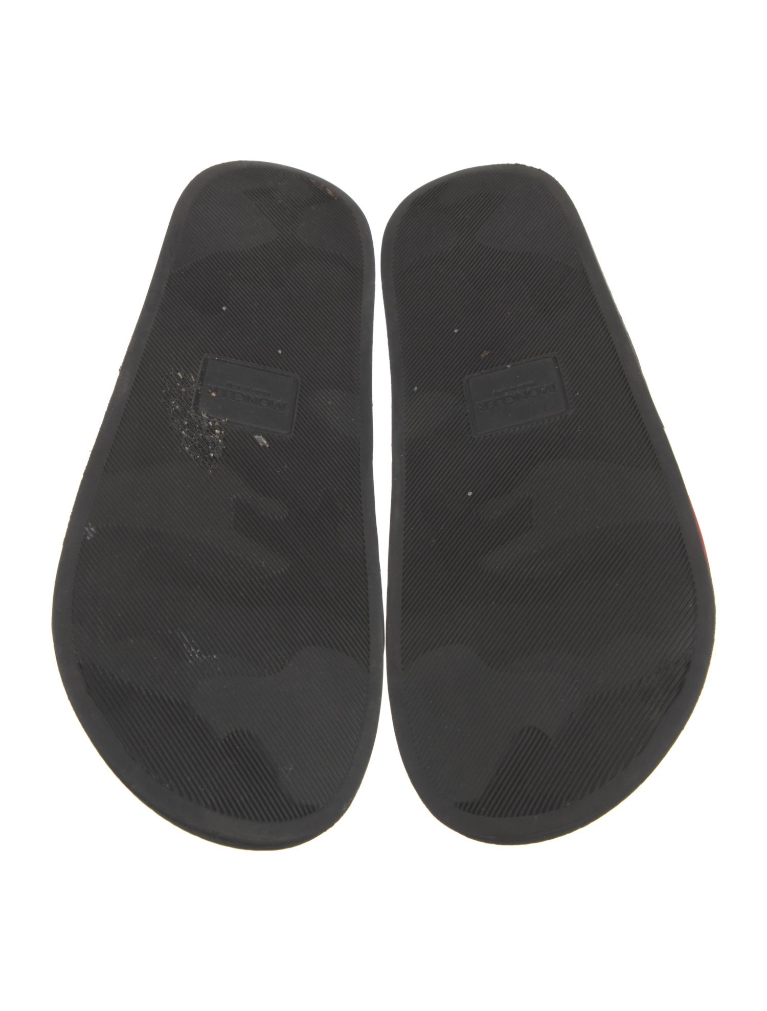 Moncler Rubber Colorblock Pattern Slides