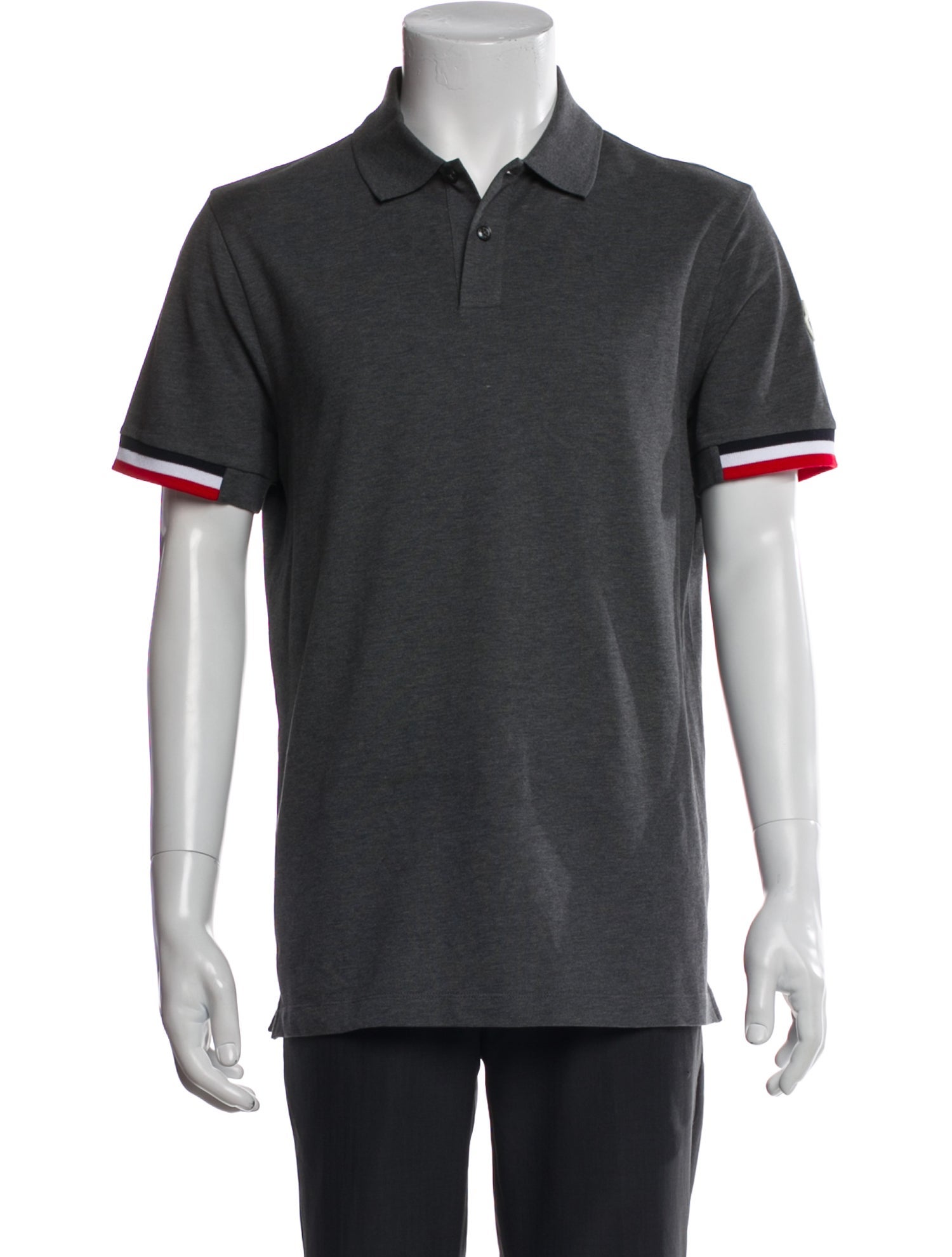 Moncler Collar Short Sleeve Polo Shirt