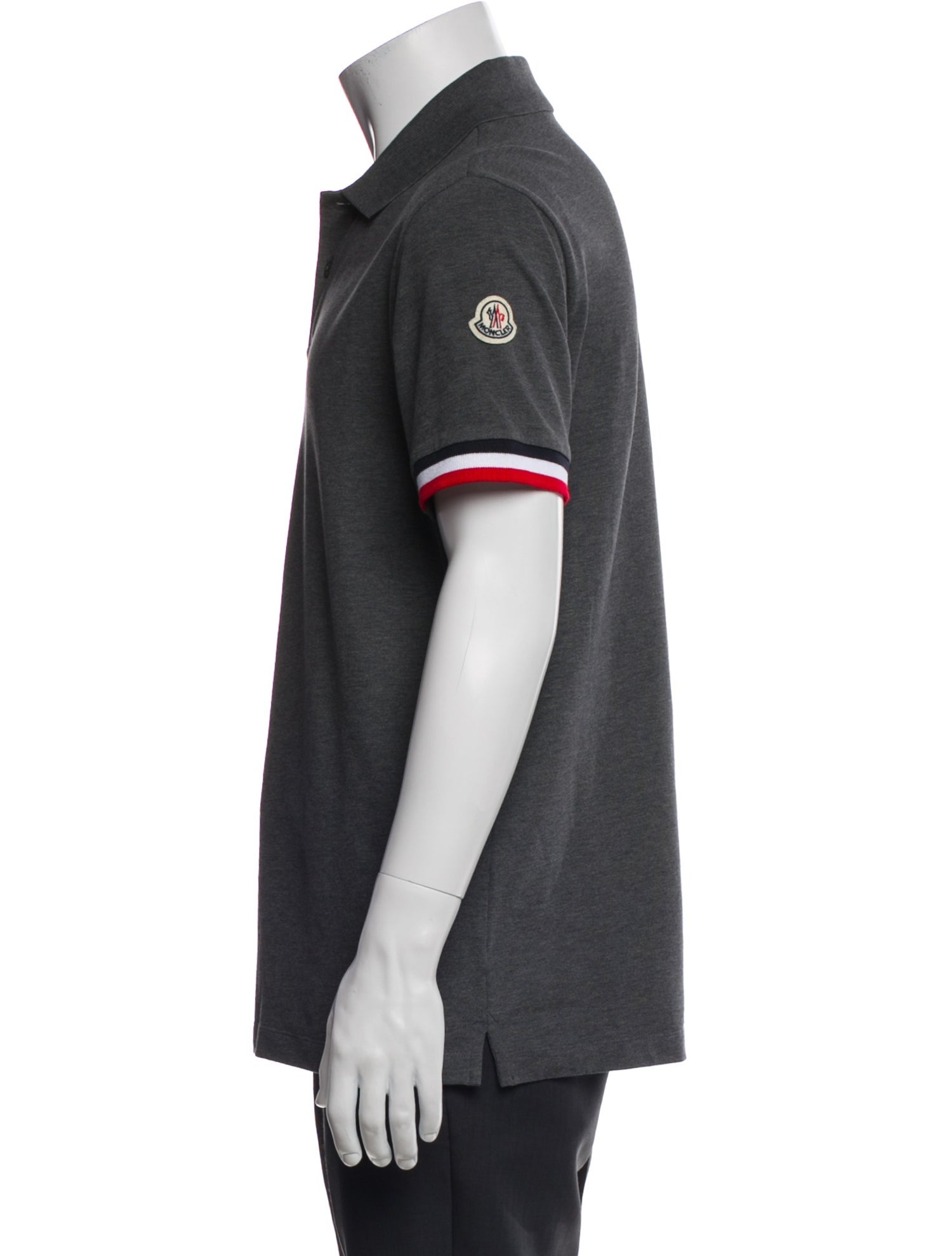 Moncler Collar Short Sleeve Polo Shirt