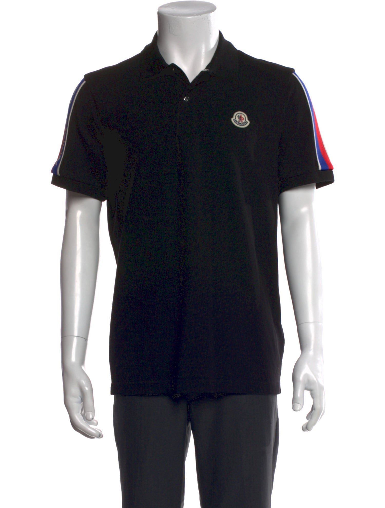 Moncler Collar Short Sleeve Polo Shirt