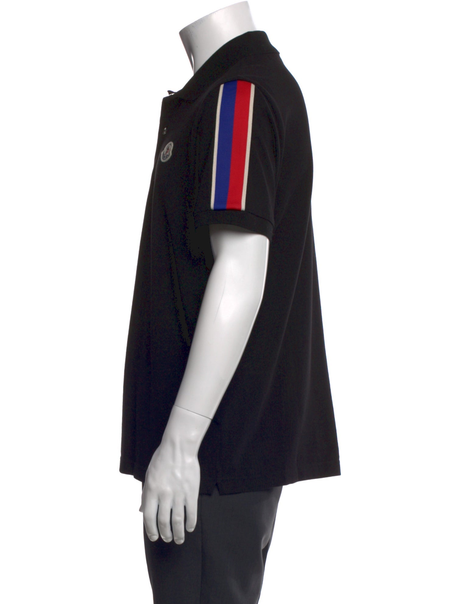 Moncler Collar Short Sleeve Polo Shirt