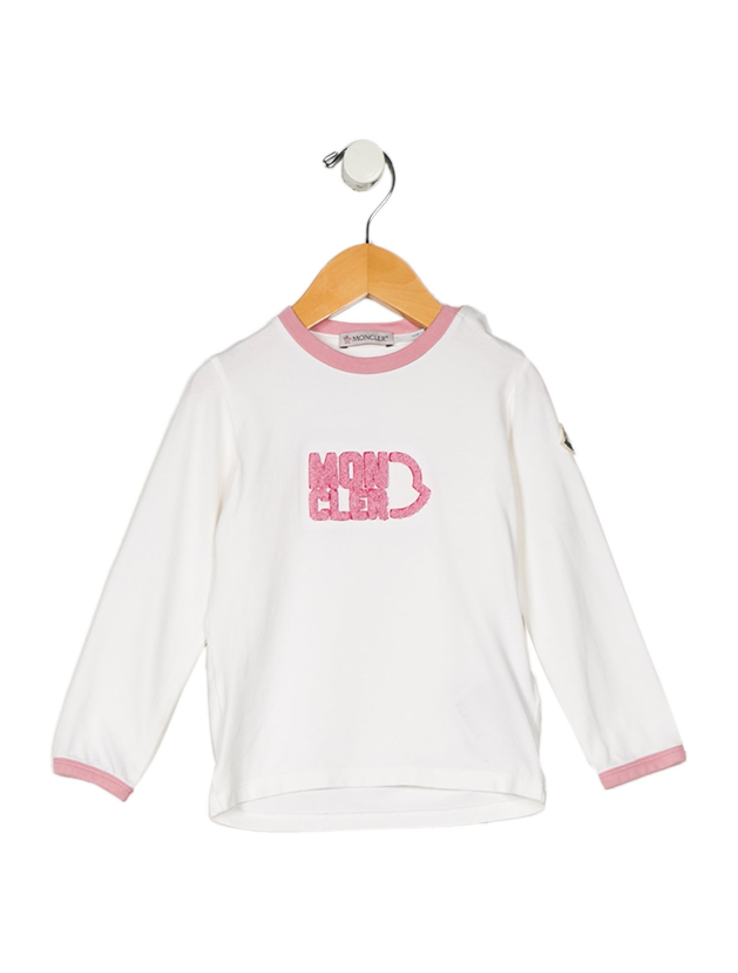 Moncler Girls Long Sleeve Graphic Shirt