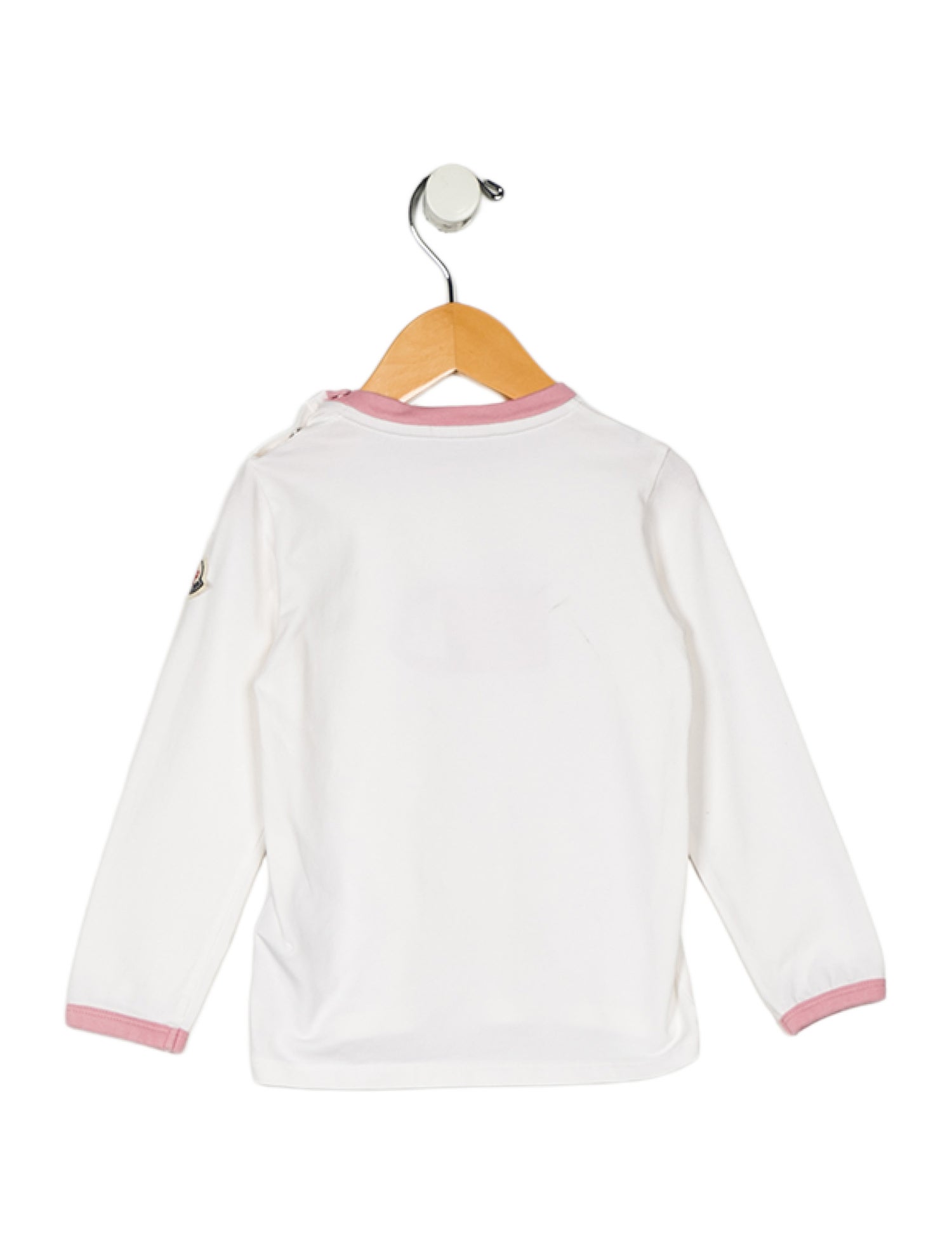 Moncler Girls Long Sleeve Graphic Shirt