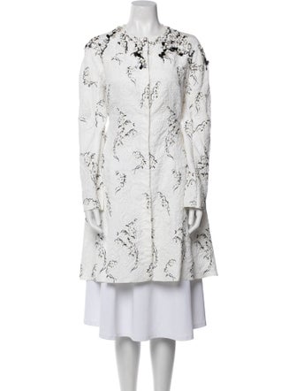 Moncler Gamme Rouge 'Susanna' Floral Print Coat