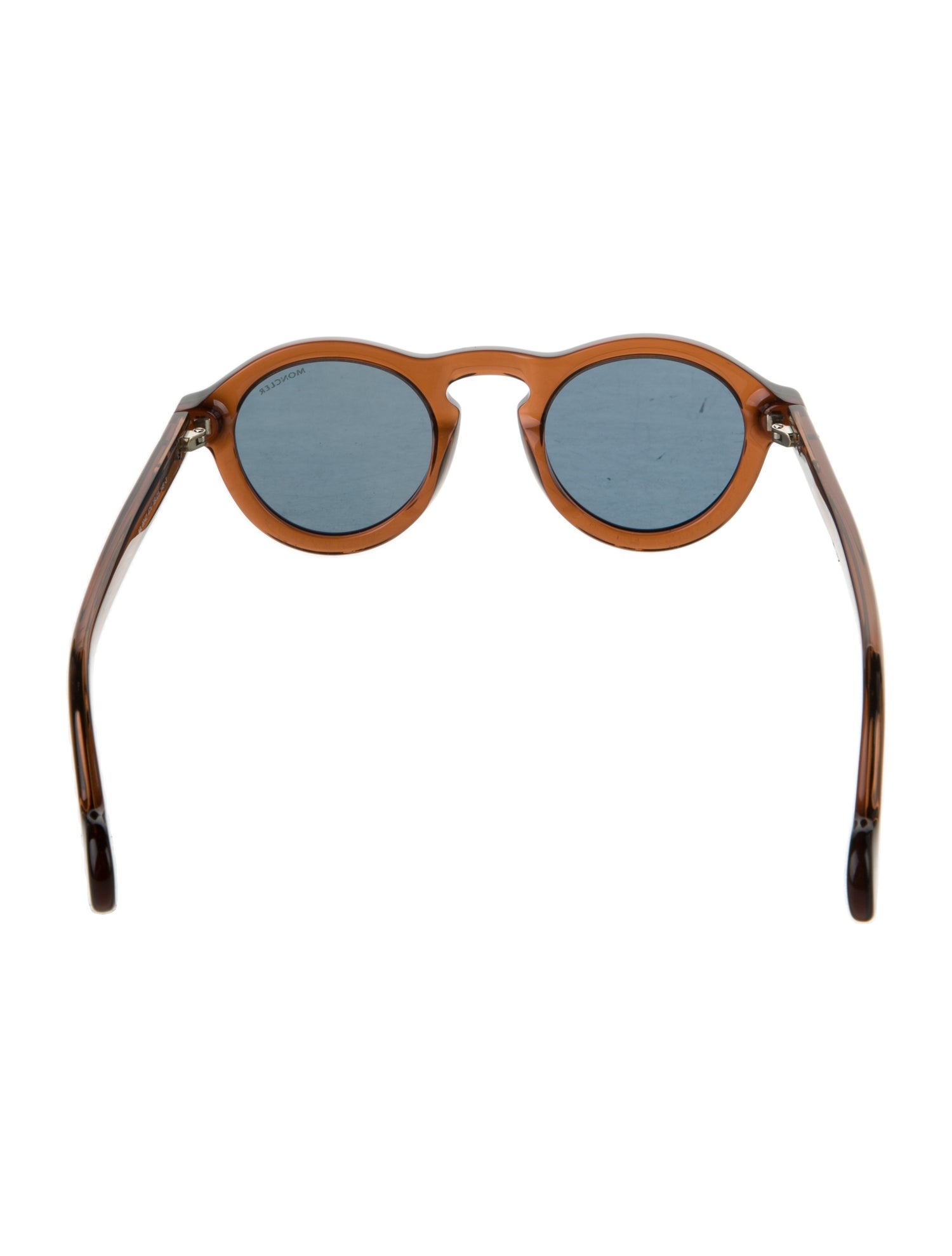 Moncler Round Mirrored Sunglasses