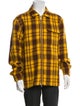 Moncler Virgin Wool Plaid Print Utility Jacket