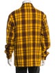 Moncler Virgin Wool Plaid Print Utility Jacket
