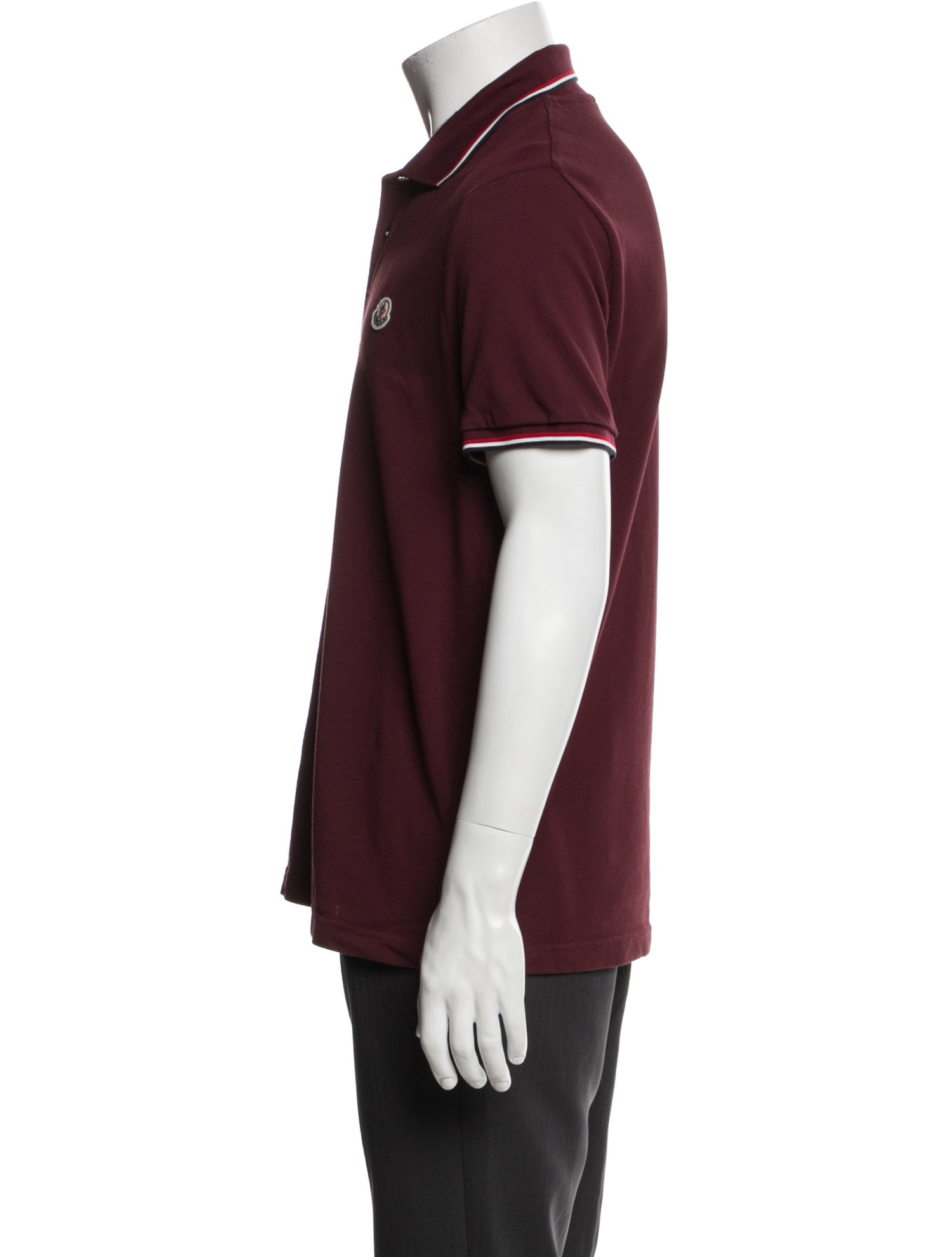 Moncler Collar Short Sleeve Polo Shirt