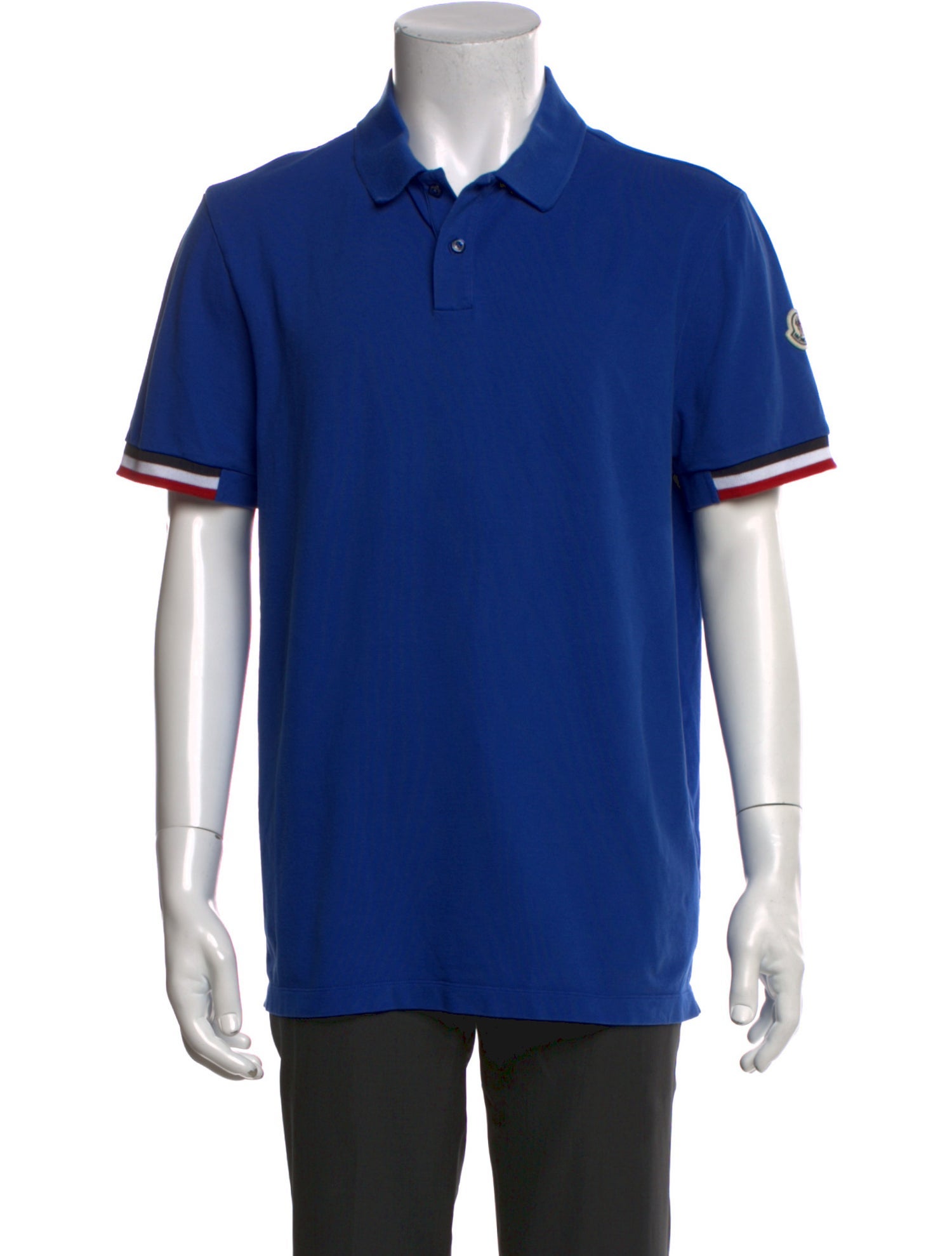 Moncler Collar Short Sleeve Polo Shirt