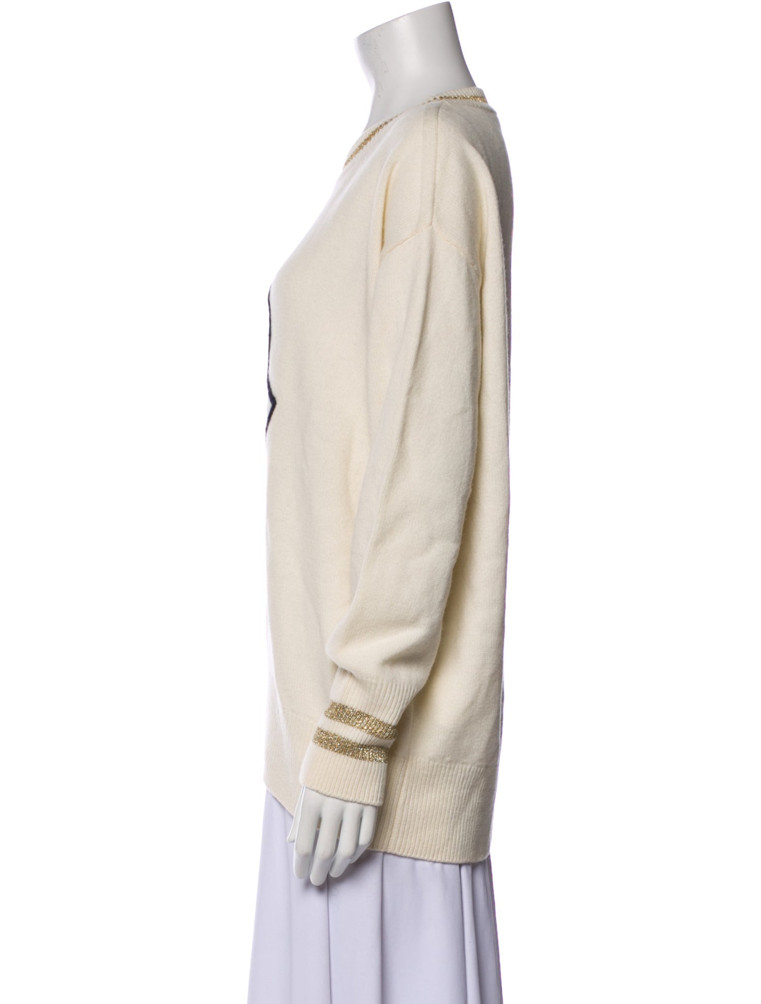 Moncler Wool Graphic Print Sweater