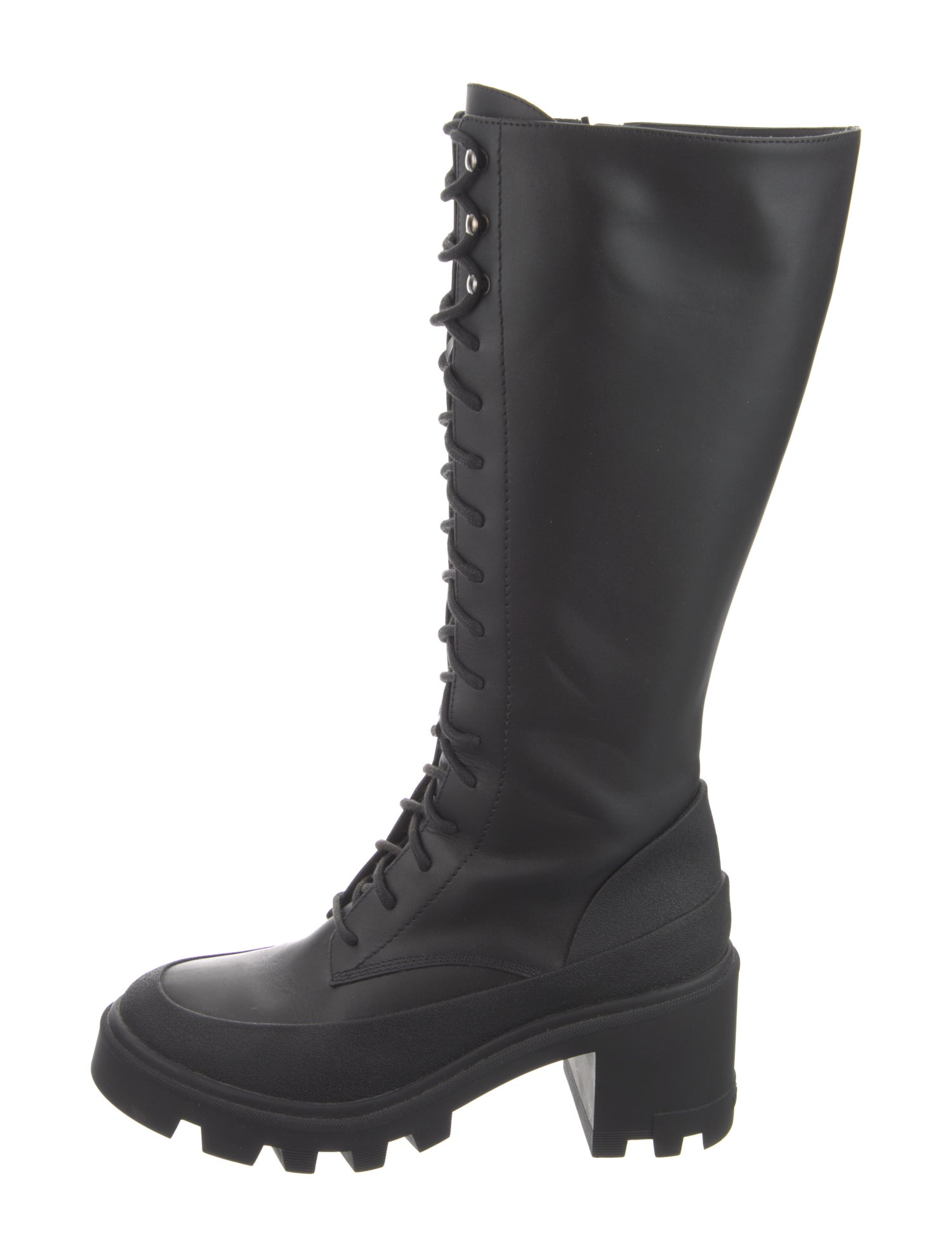 Moncler Leather Rain Boots