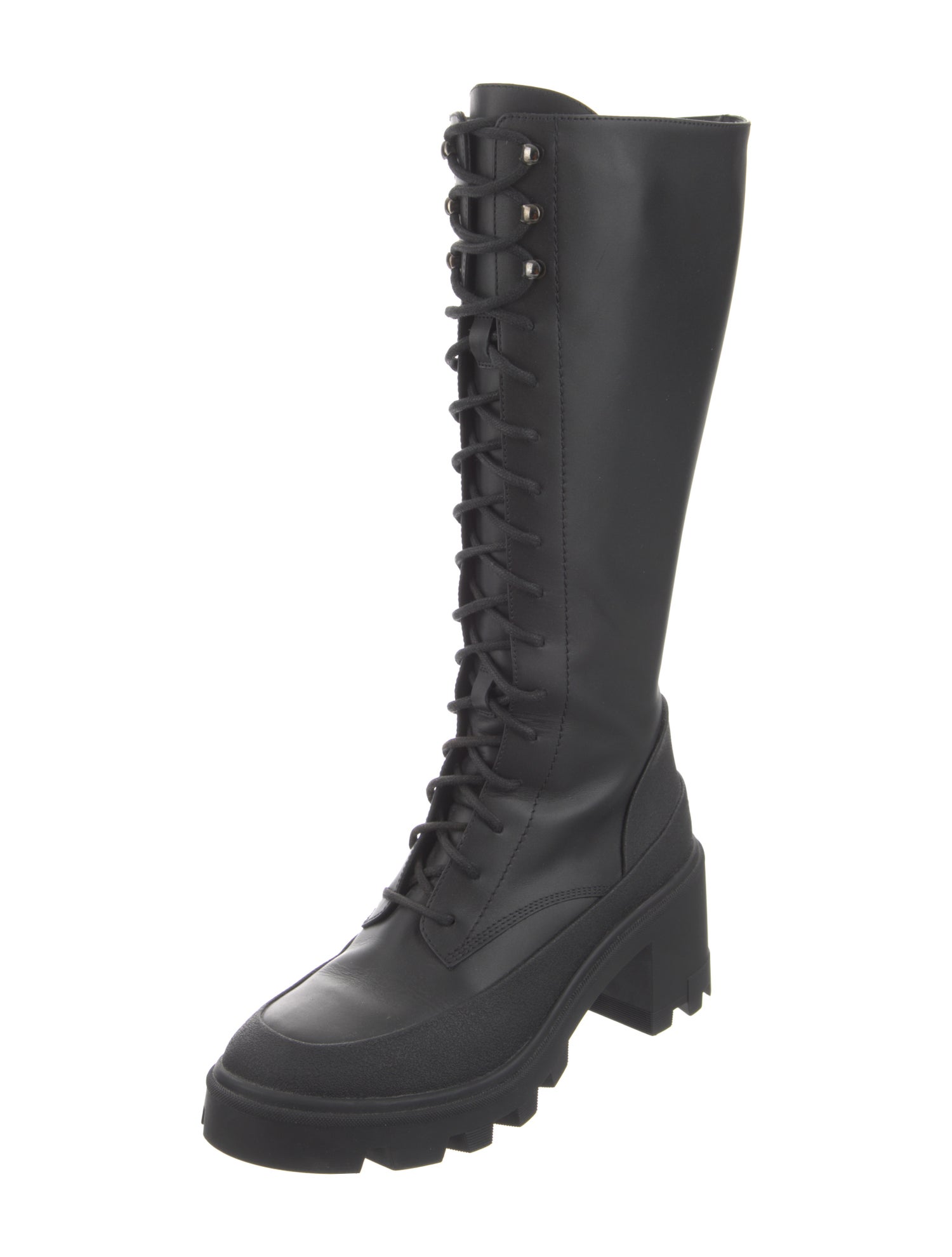 Moncler Leather Rain Boots