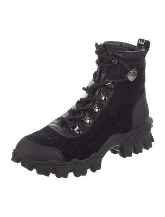 Moncler Suede Combat Boots