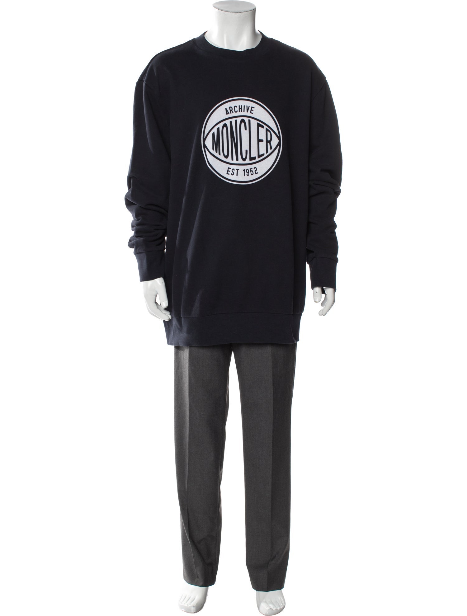 Moncler Graphic Print Crew Neck Pullover