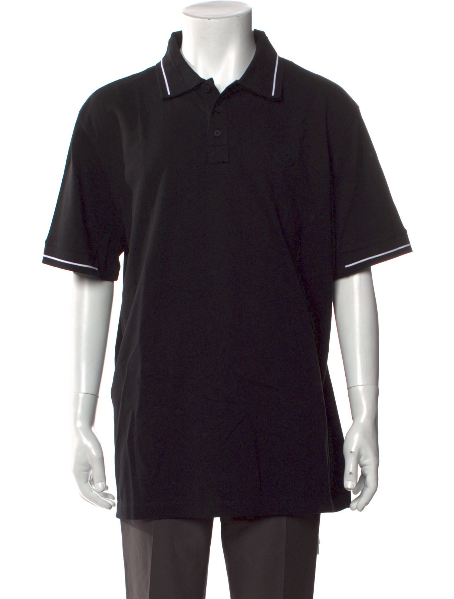 Moncler Collar Short Sleeve Polo Shirt