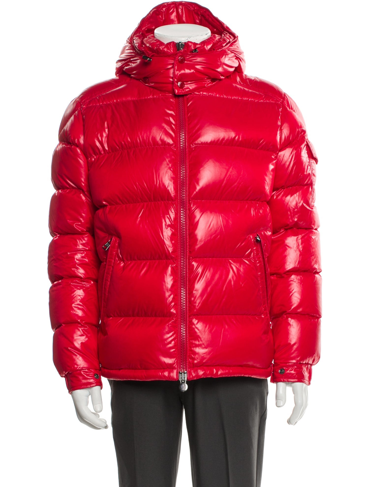Moncler Quilted Pattern Puffer Coat