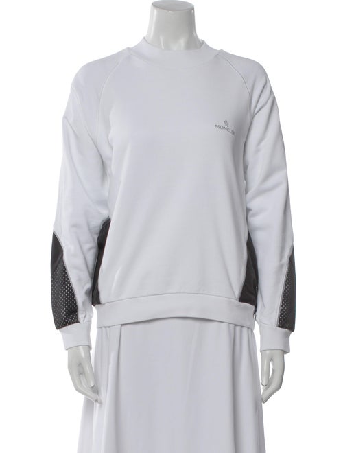 Moncler Mock Neck Long Sleeve Sweatshirt