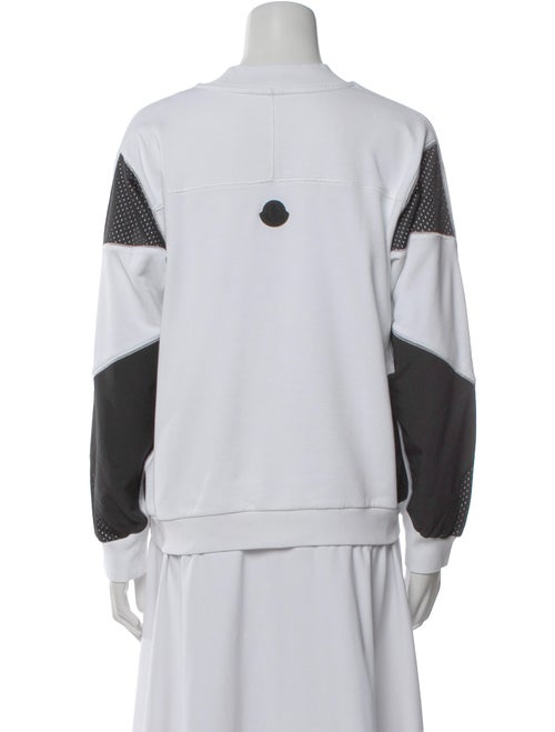 Moncler Mock Neck Long Sleeve Sweatshirt