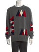 Moncler Virgin Wool Graphic Print Pullover