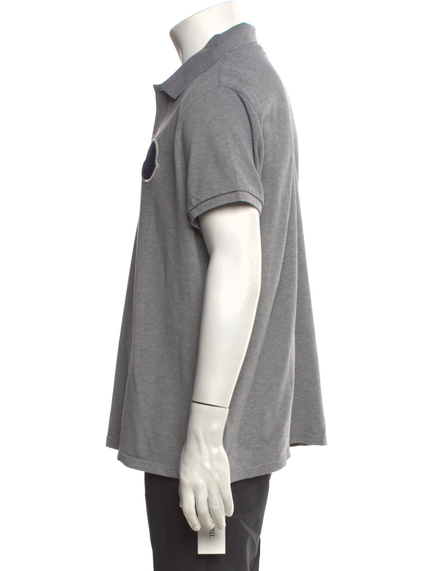 Moncler Graphic Print Collar Polo Shirt