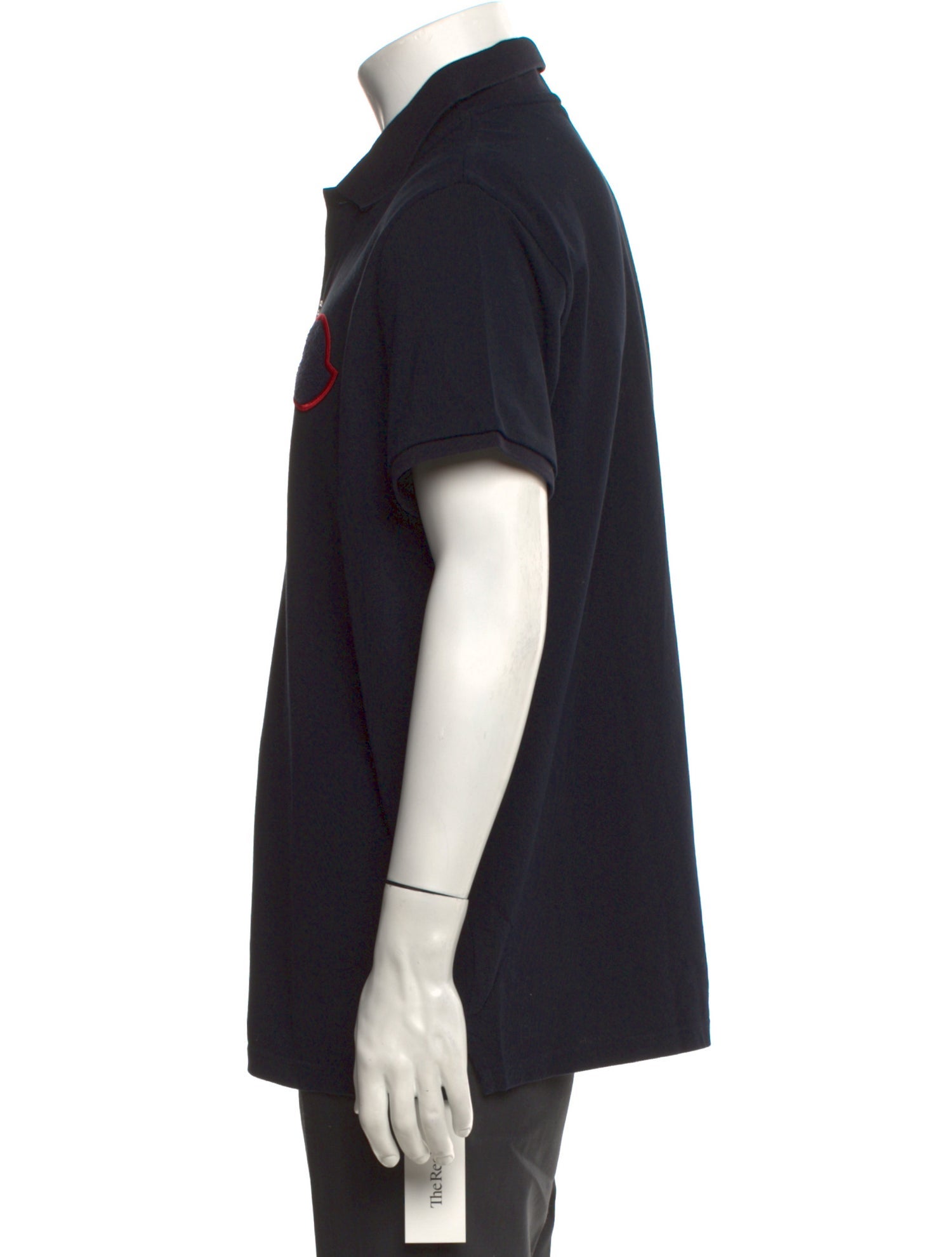 Moncler Graphic Print Collar Polo Shirt