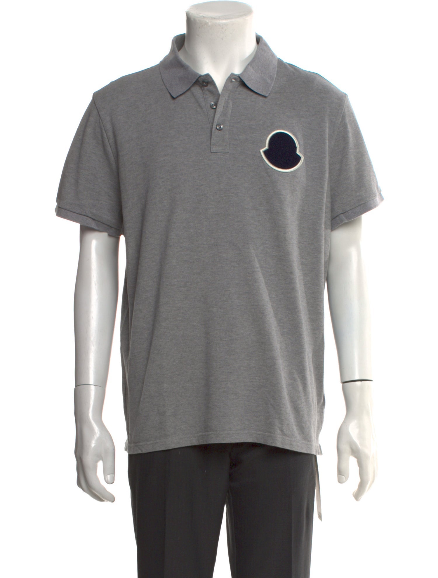 Moncler Collar Short Sleeve Polo Shirt