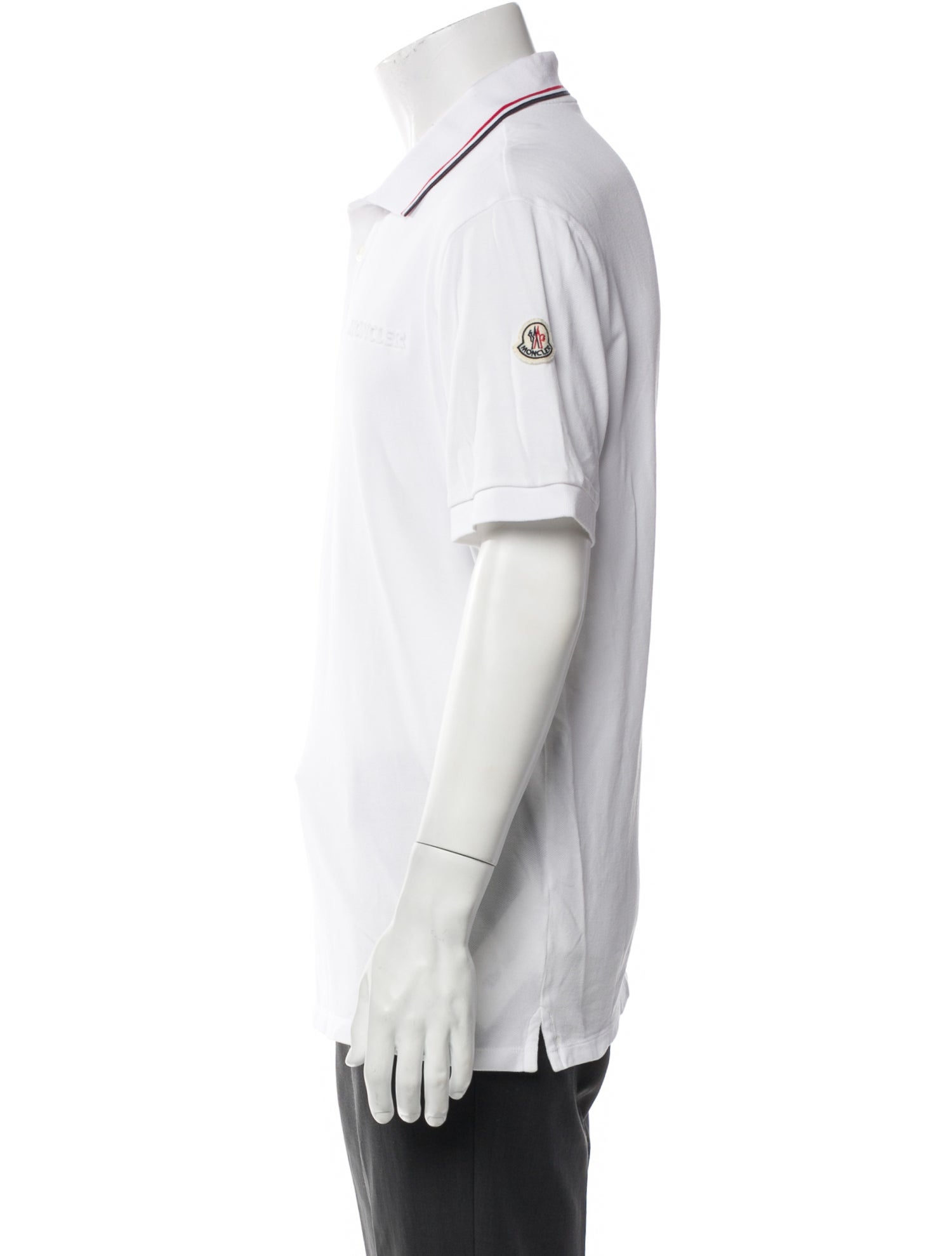 Moncler Collar Short Sleeve Polo Shirt