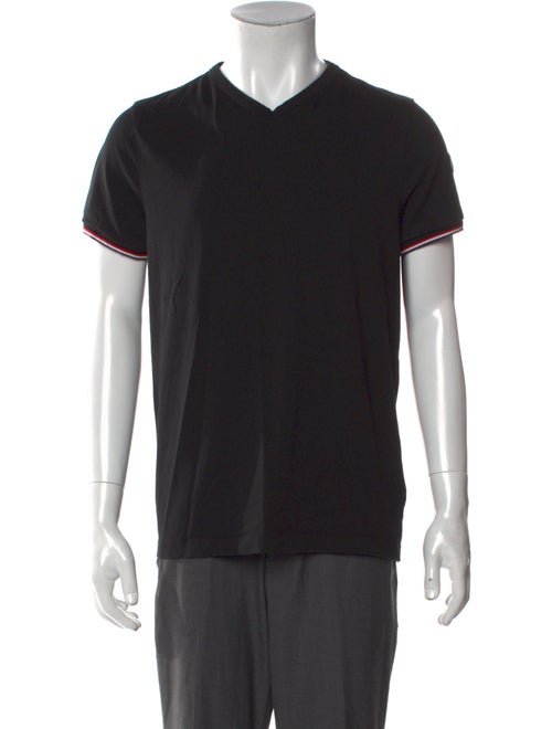 Moncler V-Neck Short Sleeve T-Shirt