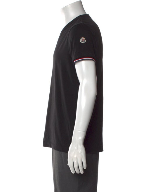 Moncler V-Neck Short Sleeve T-Shirt