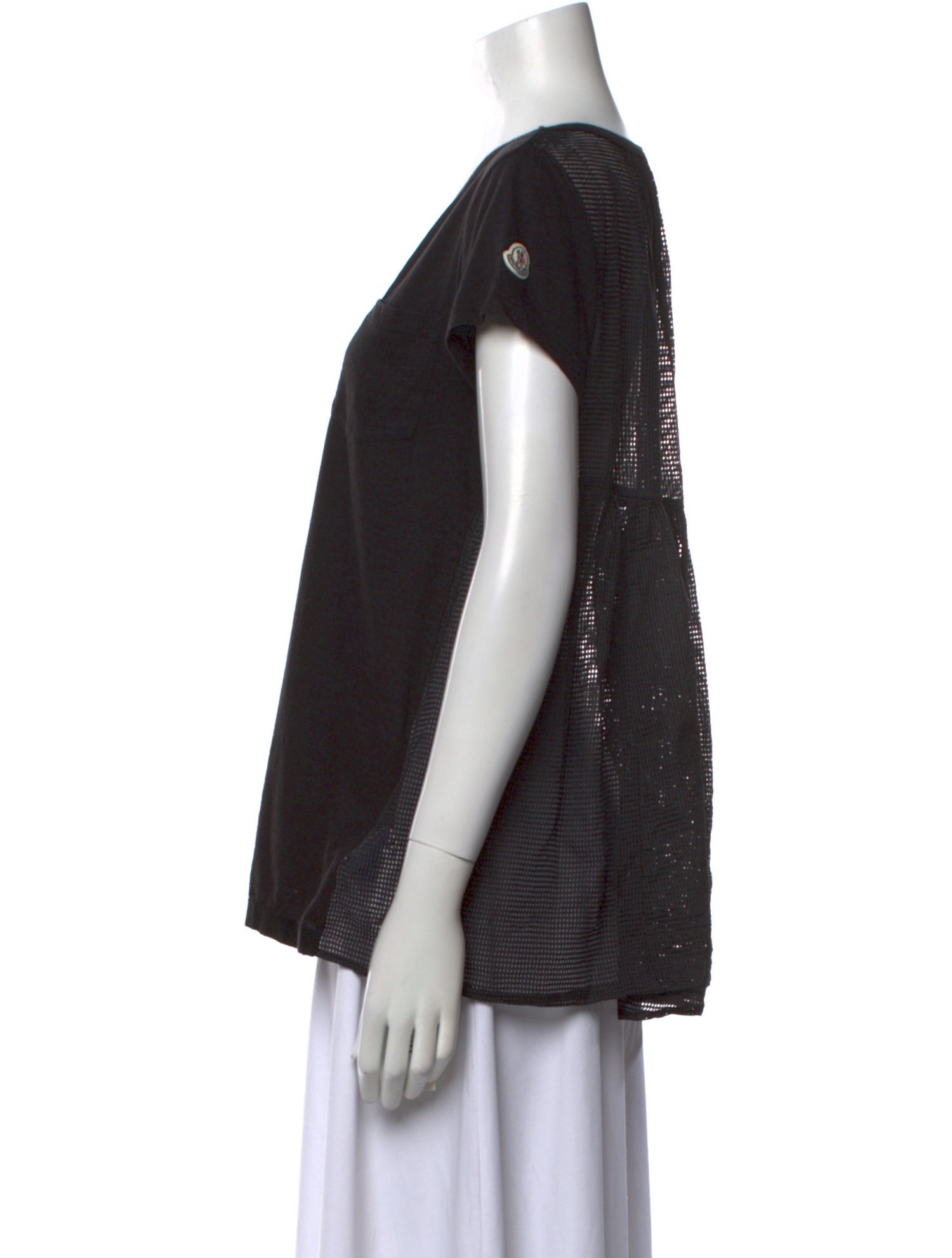 Moncler Scoop Neck Short Sleeve T-Shirt