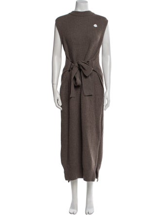 Moncler Cashmere Midi Length Dress