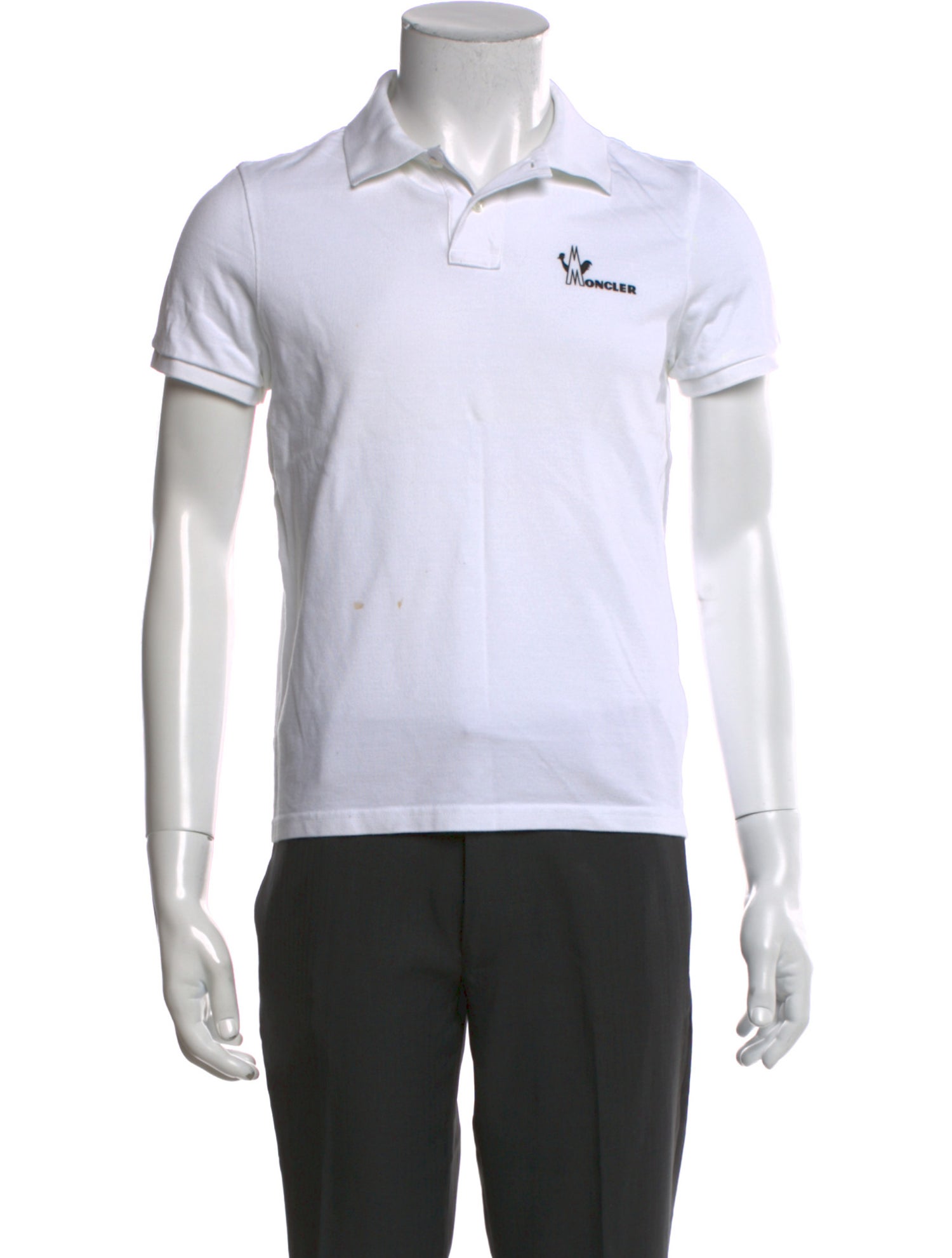 Moncler Graphic Print Collar Polo Shirt