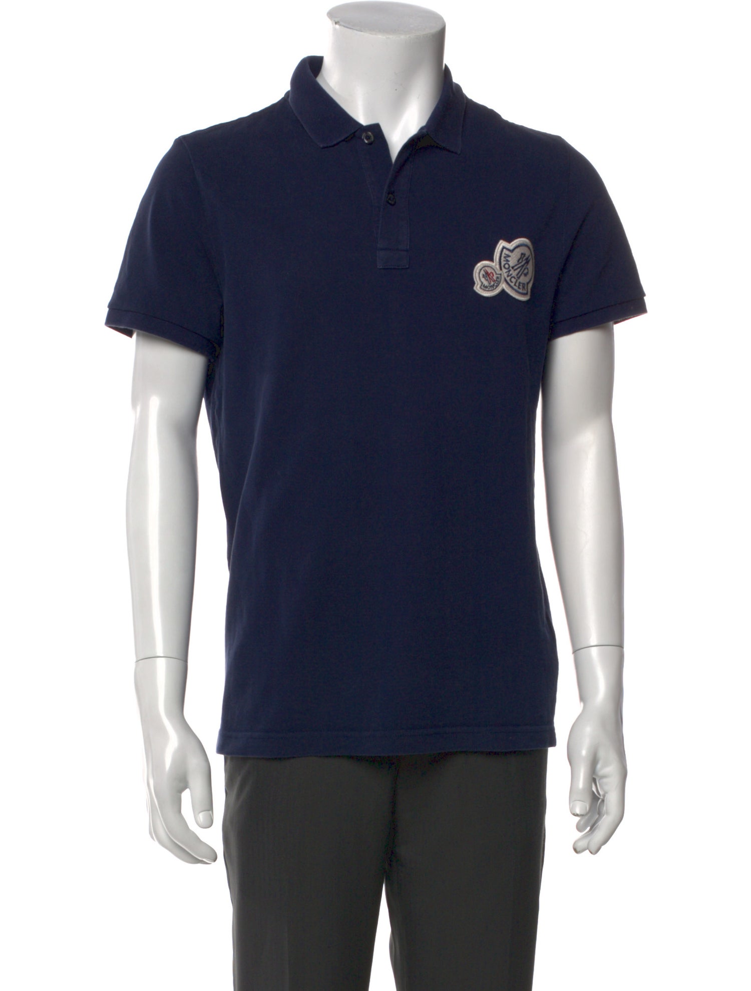 Moncler Collar Short Sleeve Polo Shirt