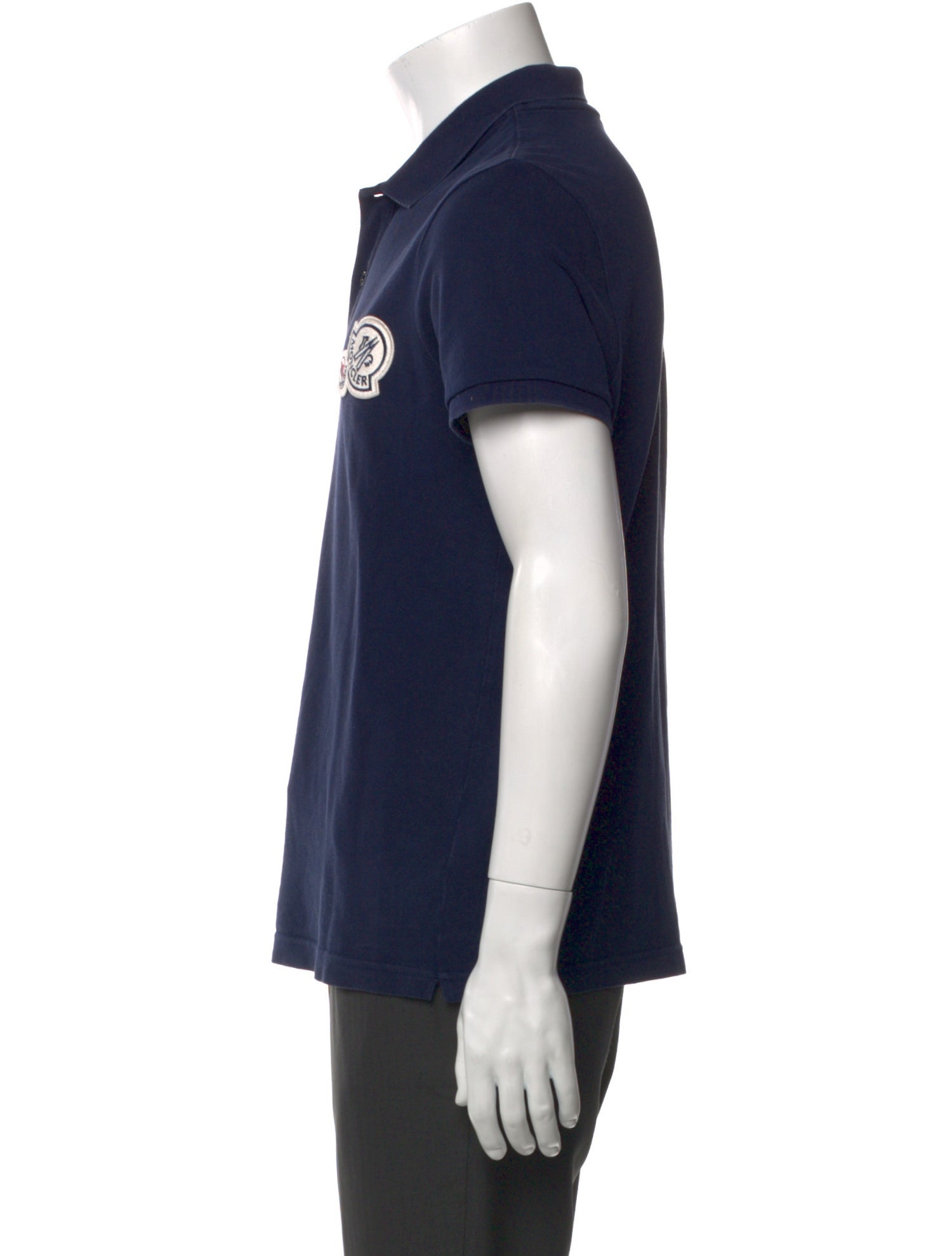 Moncler Collar Short Sleeve Polo Shirt