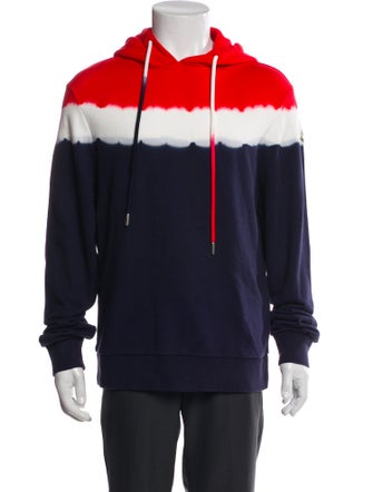 Moncler Colorblock Pattern Crew Neck Hoodie