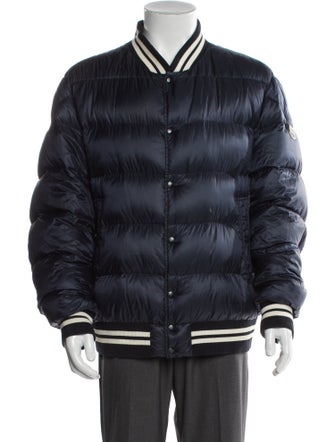 Moncler Striped Bomber Jacket