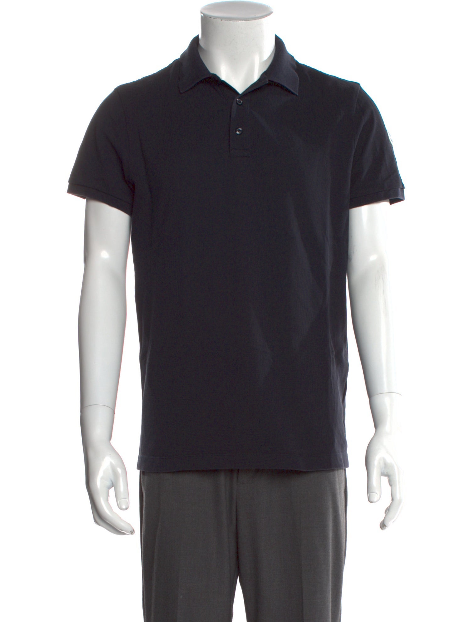 Moncler Crew Neck Short Sleeve Polo Shirt