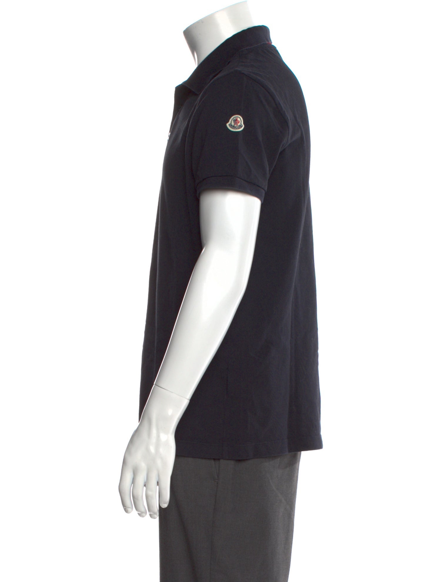 Moncler Crew Neck Short Sleeve Polo Shirt