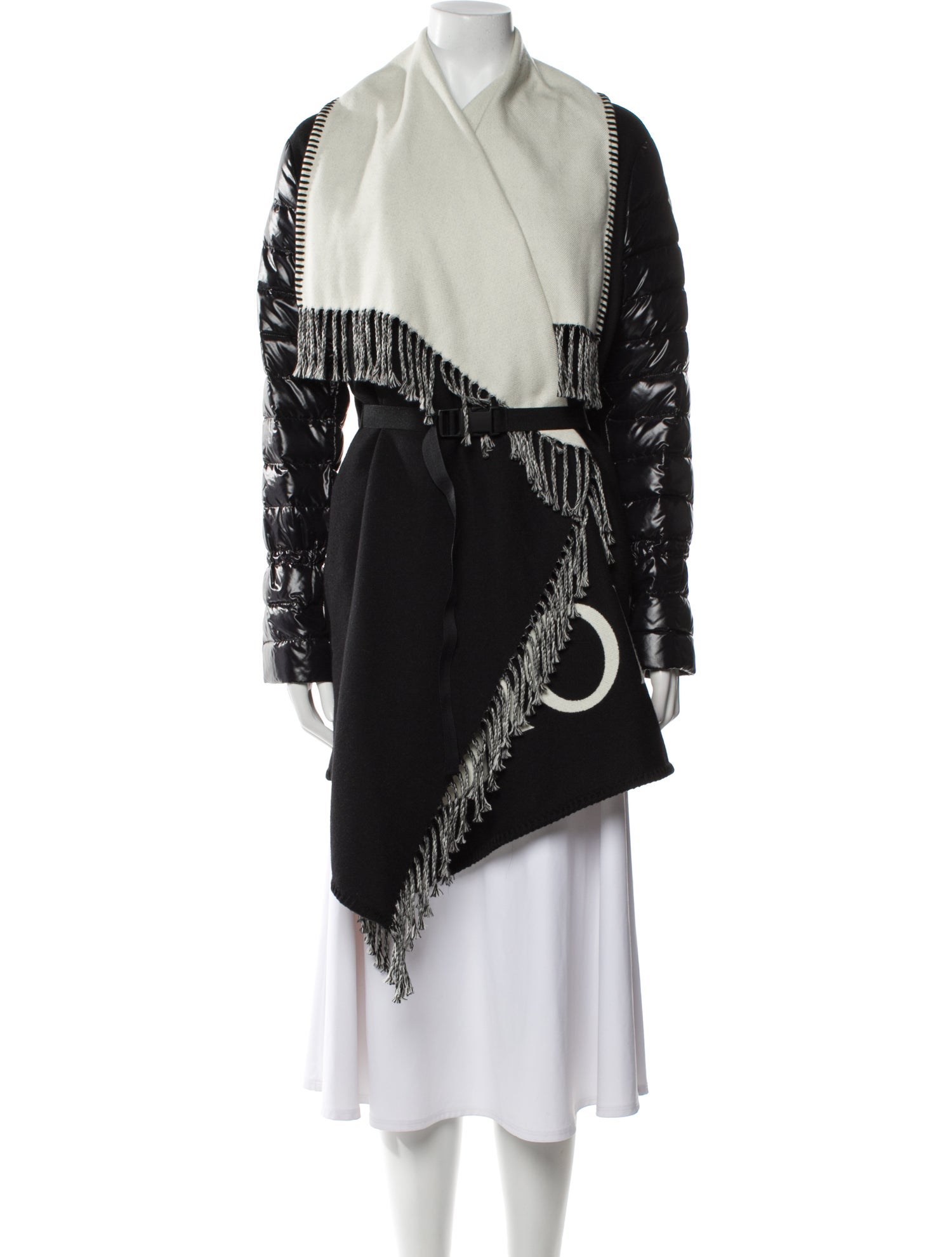 Moncler Virgin Wool Printed Coat